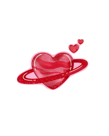 halftone heart